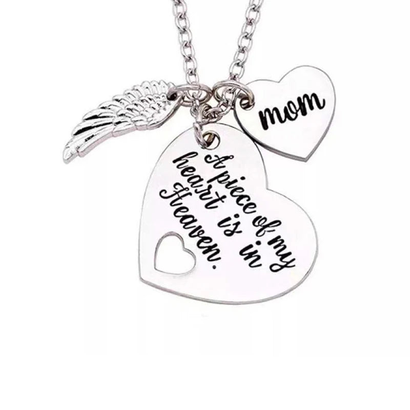 A Piece of My Heart Necklace – Memorial Keepsake Jewelry