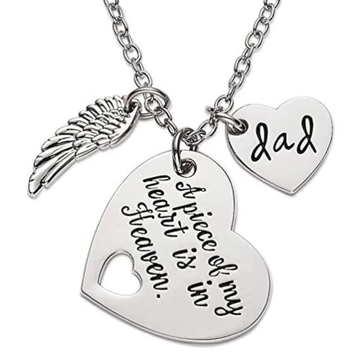 A Piece of My Heart Necklace – Memorial Keepsake Jewelry
