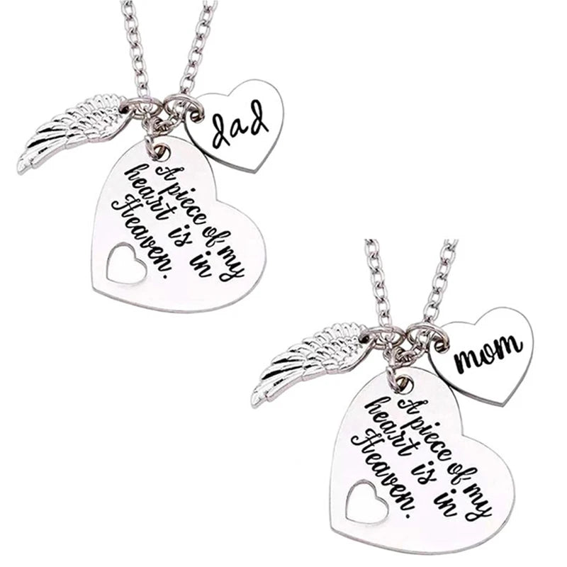 A Piece of My Heart Necklace – Memorial Keepsake Jewelry