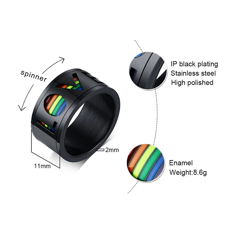 LGBT/Gay Pride Ring