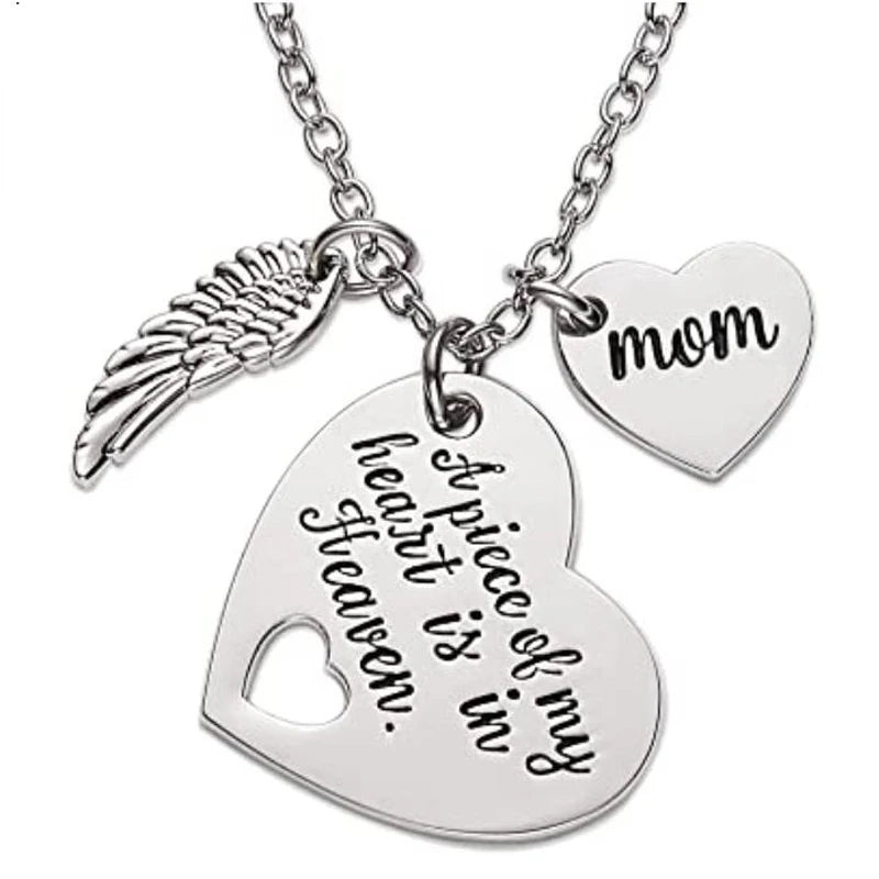 A Piece of My Heart Necklace – Memorial Keepsake Jewelry