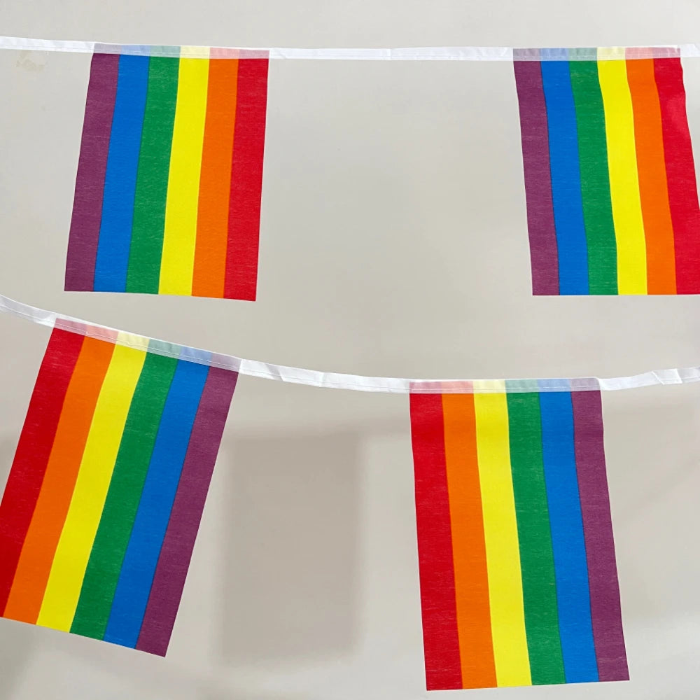 20 Pcs Gay Pride String Flag