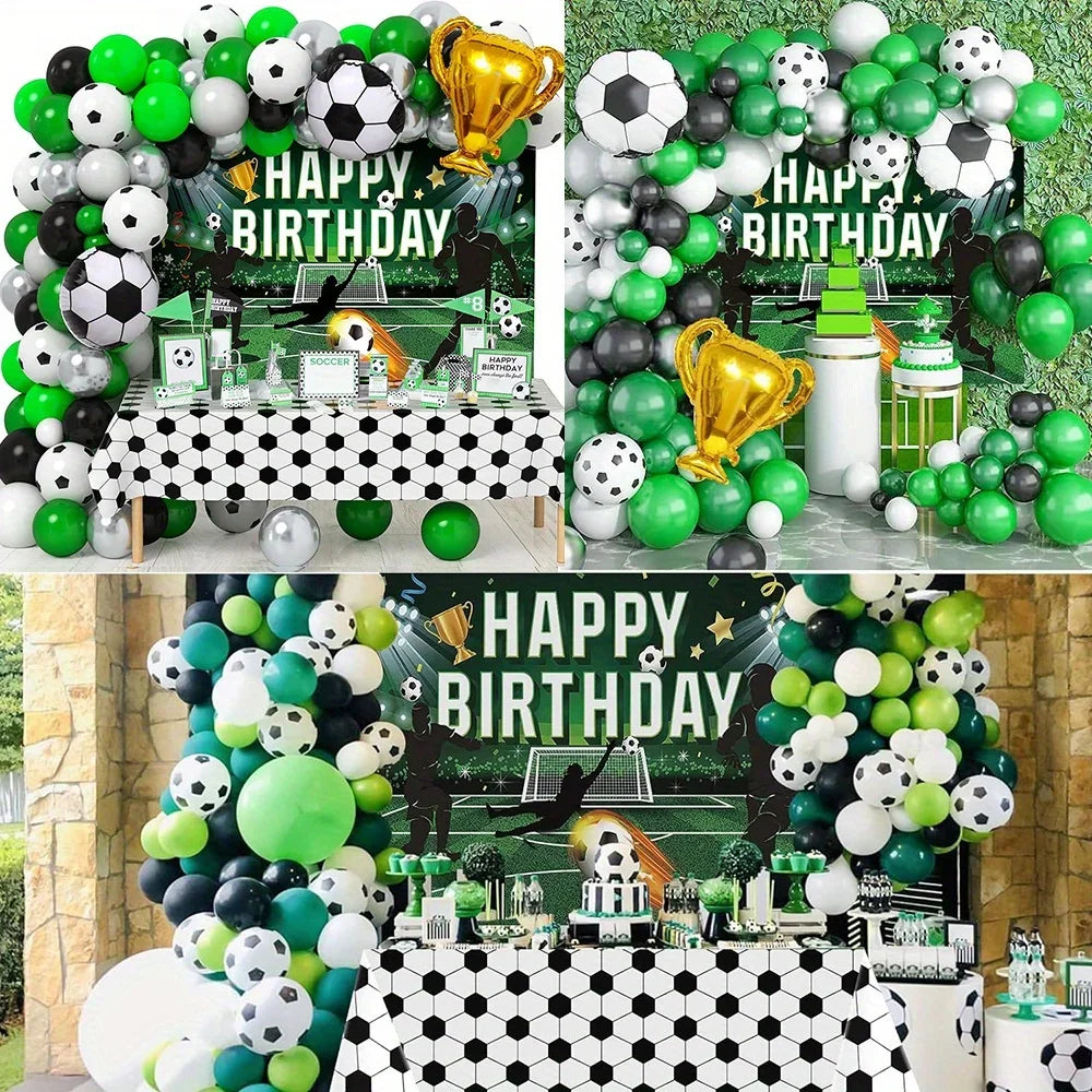 Soccer Themed Birthday Balloon - Kit