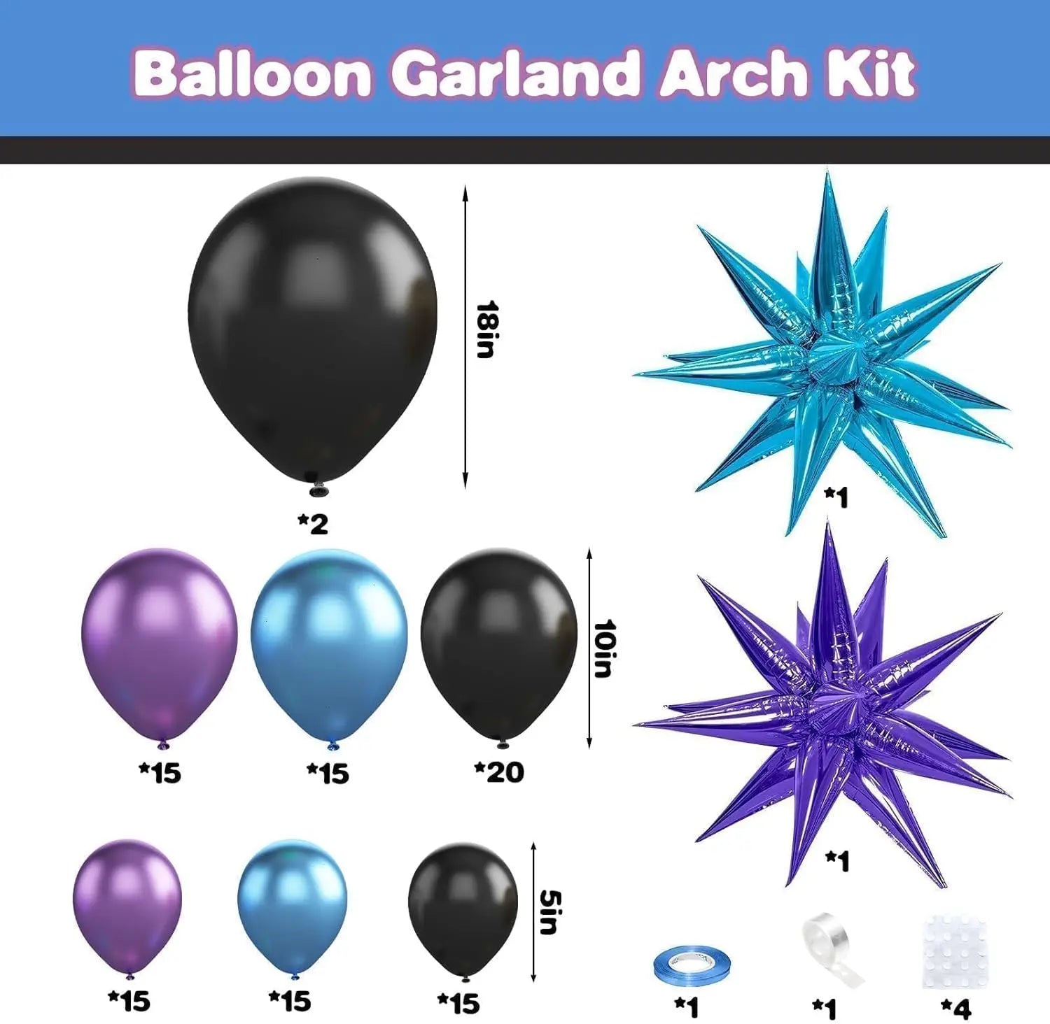 Galaxy Balloon Set