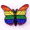 Gay Pride Rainbow Butterfly Badge LGBT Enamel Pin Brooch Jewelry Gifts