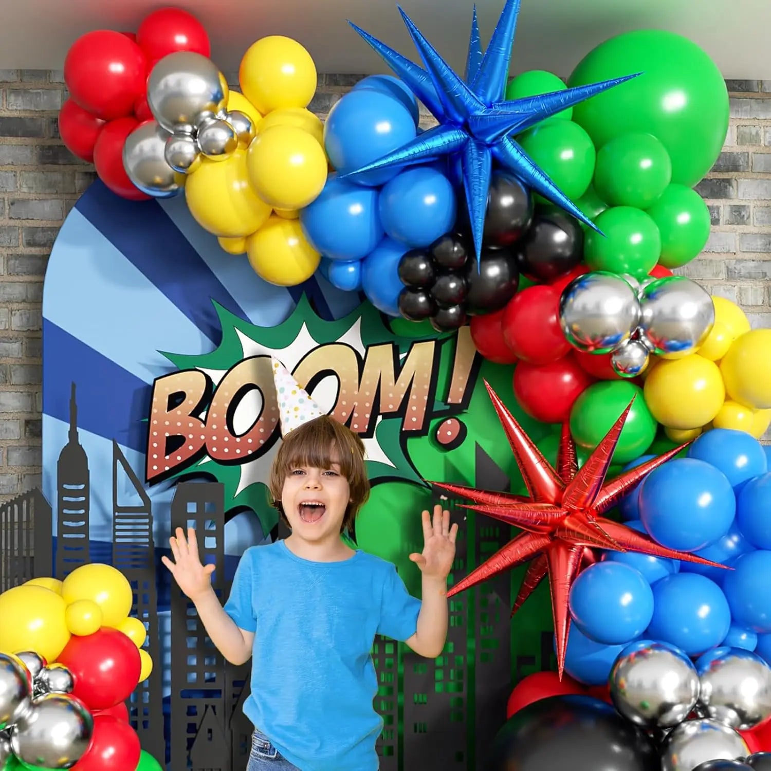 Superhero Balloon Set