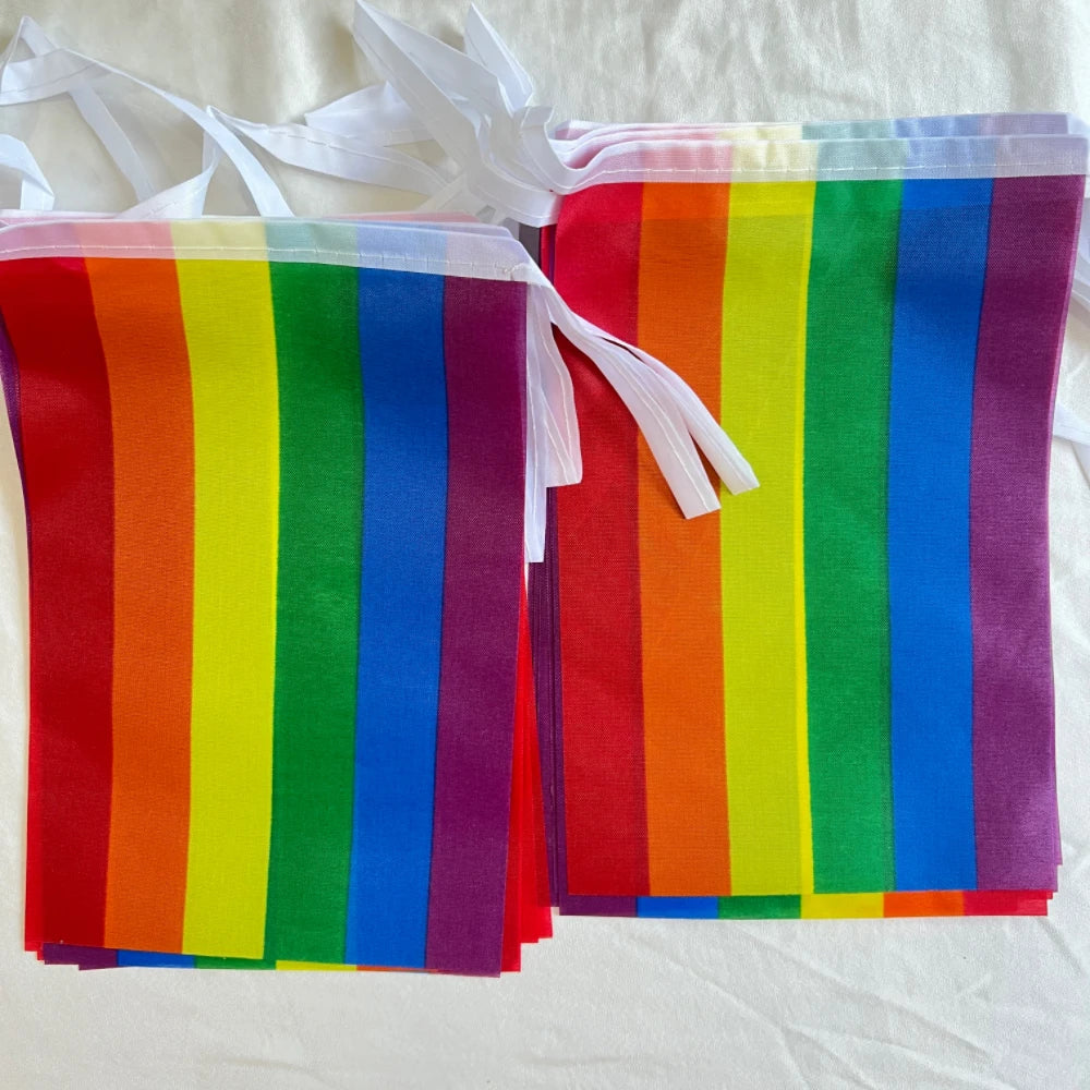 20 Pcs Gay Pride String Flag