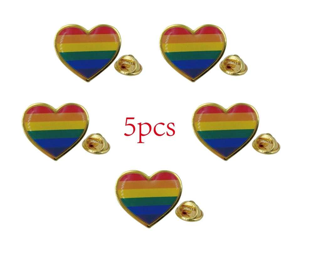 Heart Shaped Pride Prin - 5/10/50/100pcs