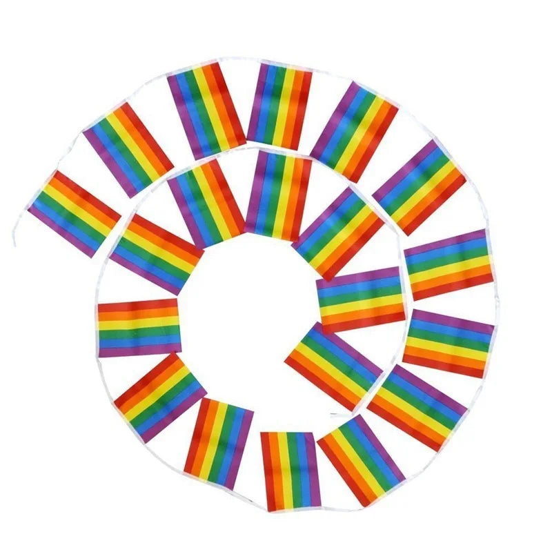 20 Pcs Gay Pride String Flag