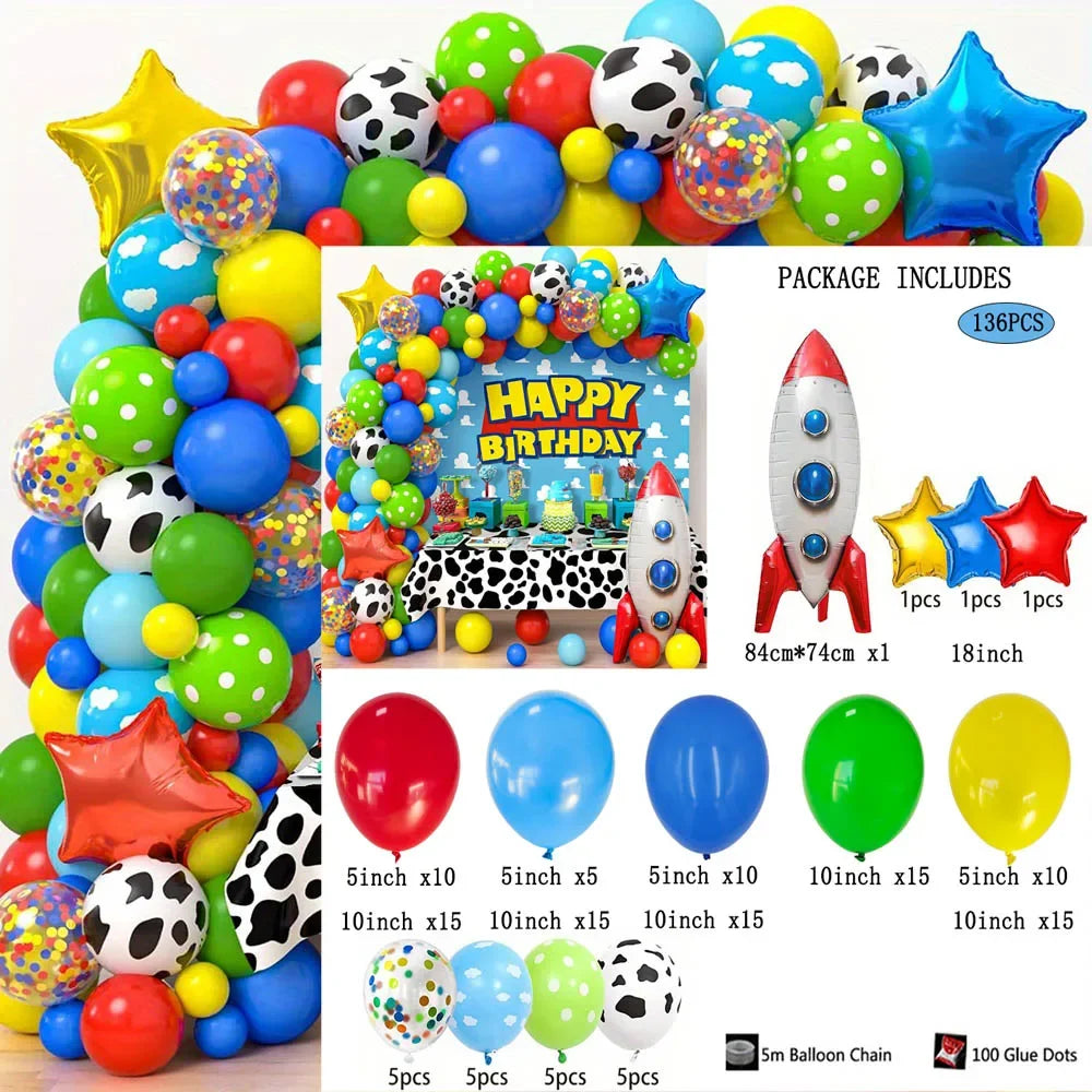 "Toy Story"-like Birthday Ballon Set