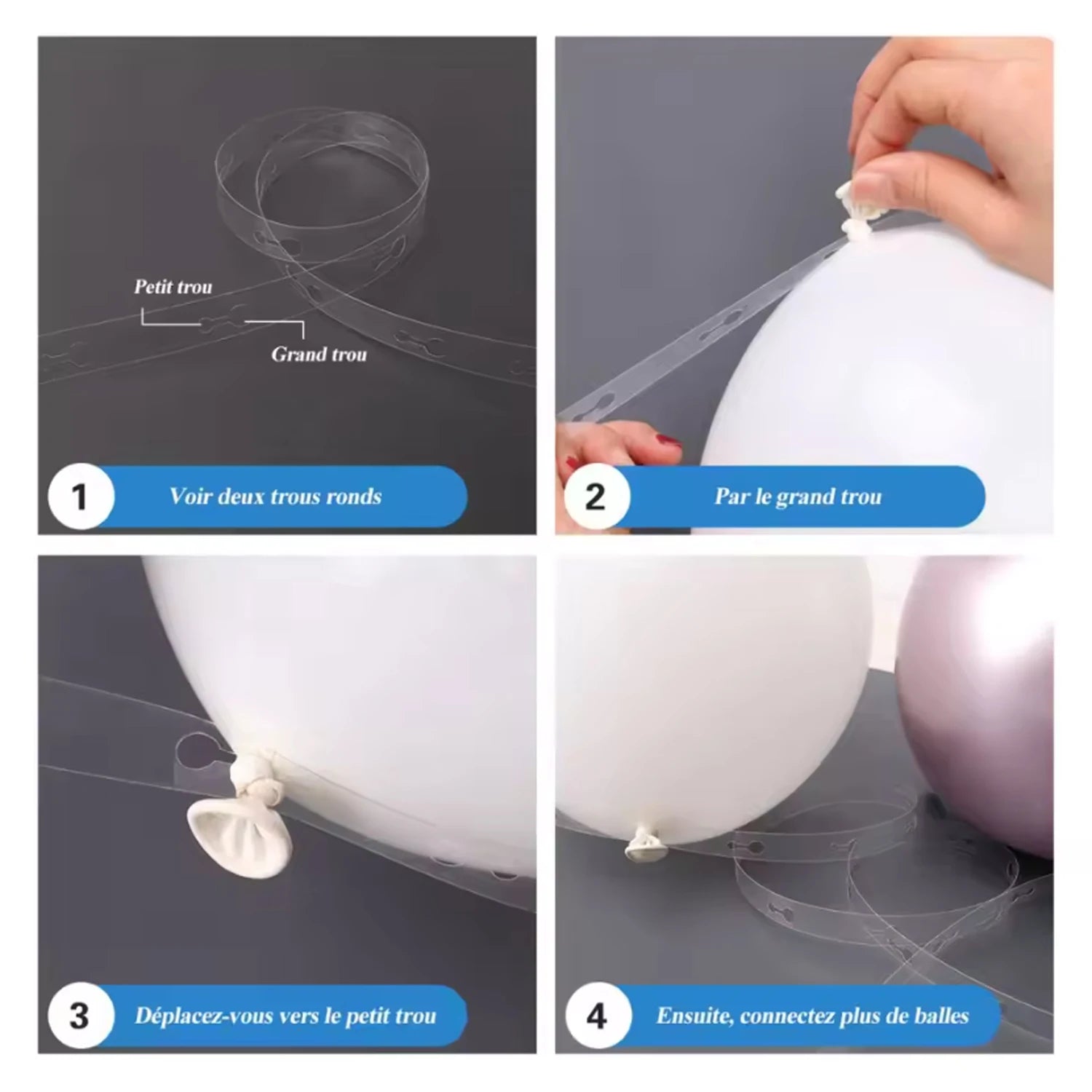Cloud Blue Balloon Set