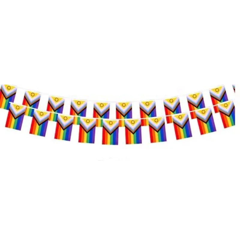 20 Pcs Gay Pride String Flag