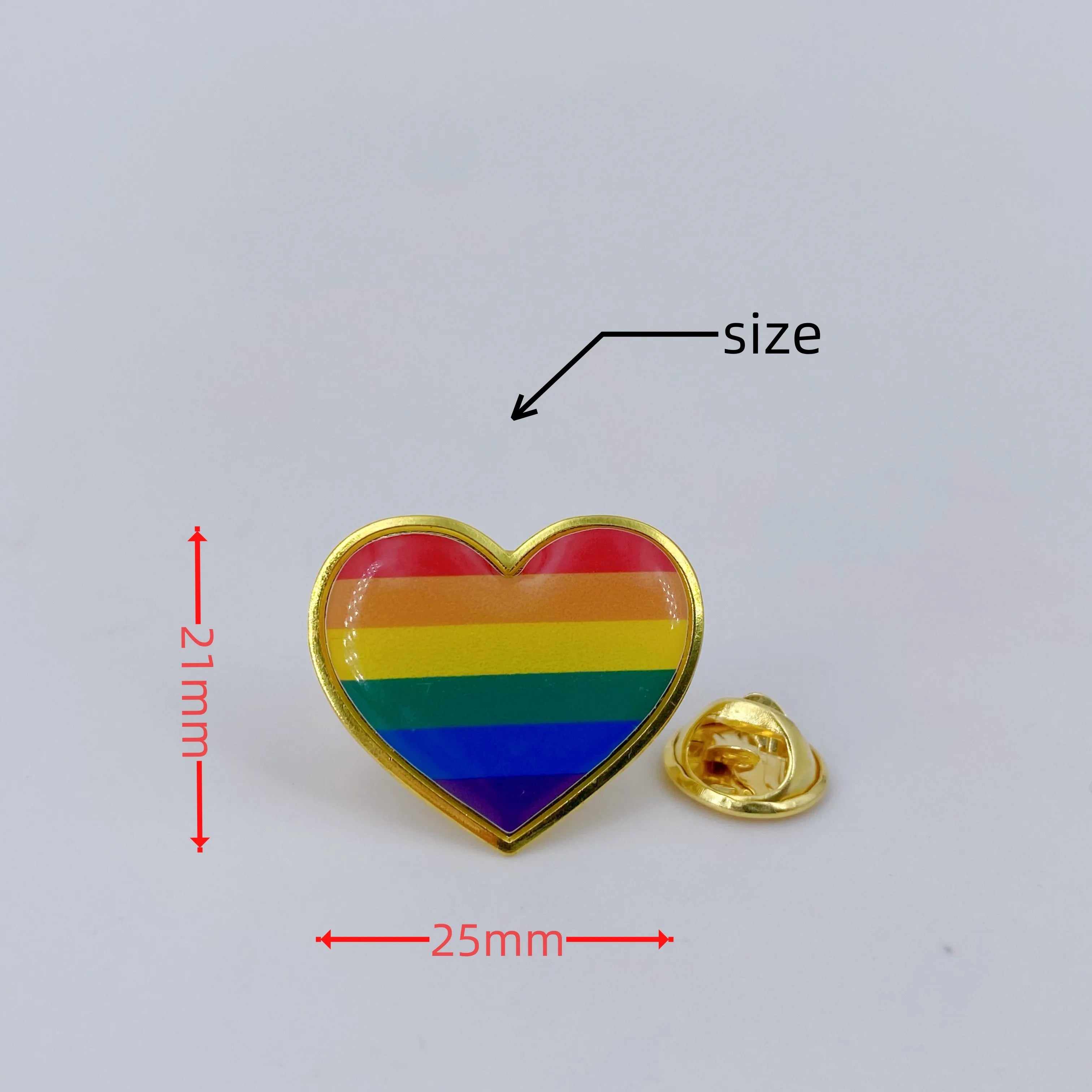 Heart Shaped Pride Prin - 5/10/50/100pcs
