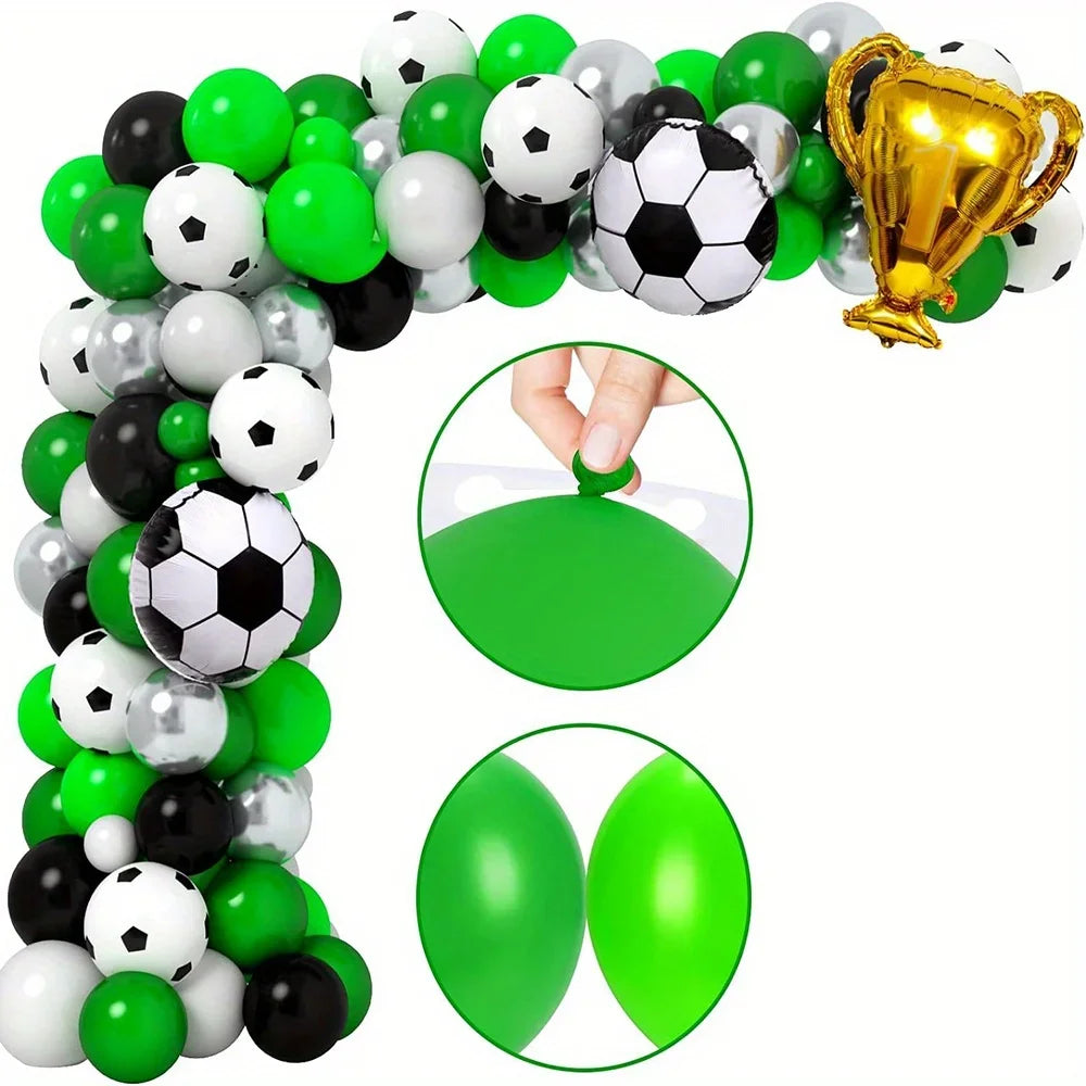 Soccer Themed Birthday Balloon - Kit