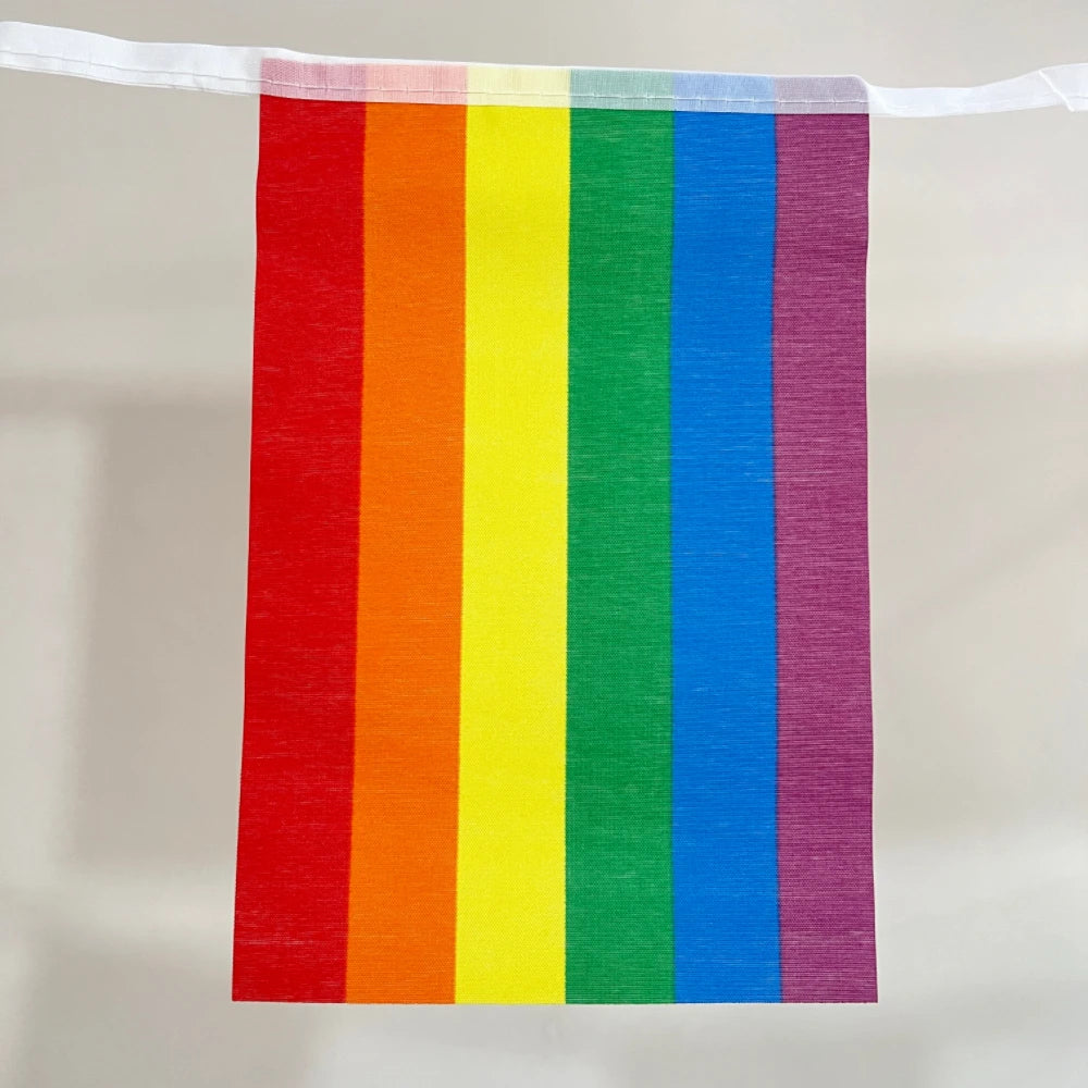 20 Pcs Gay Pride String Flag