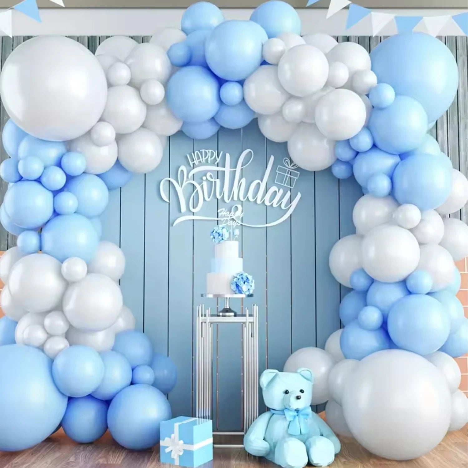 Cloud Blue Balloon Set