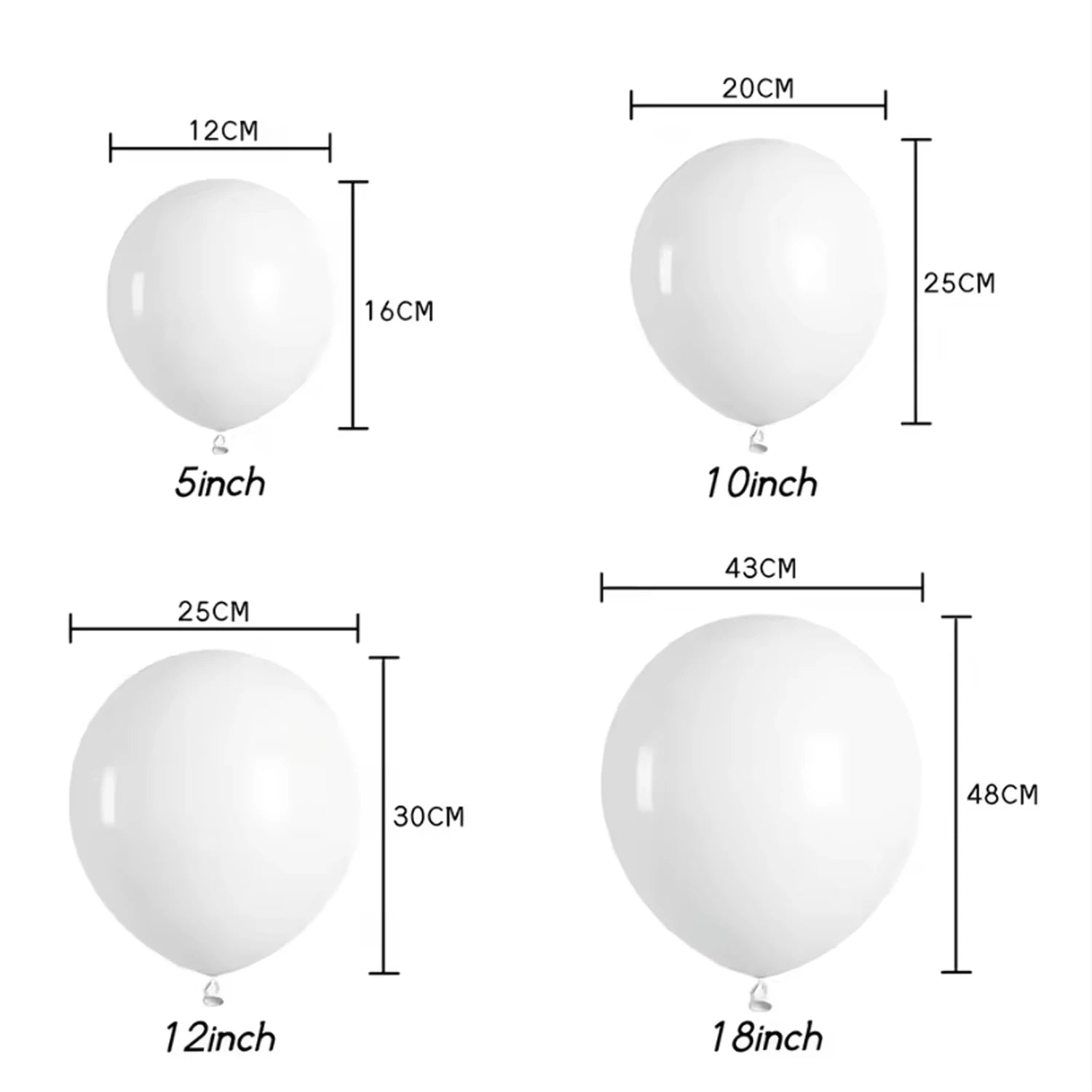 Cloud Blue Balloon Set