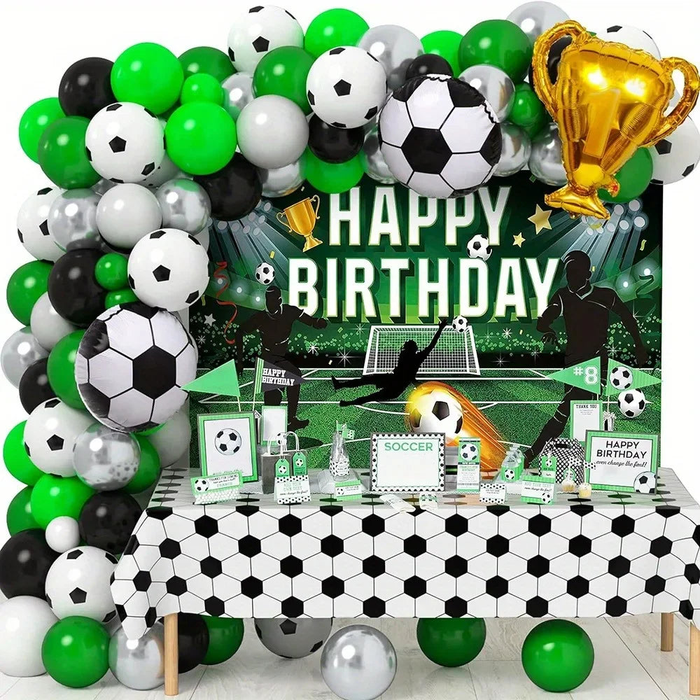 Soccer Themed Birthday Balloon - Kit