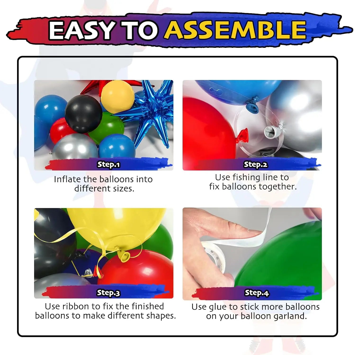 Superhero Balloon Set