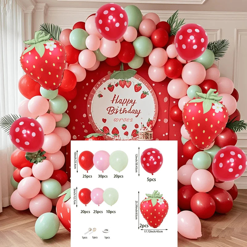 Strawberry Sweet Balloon Set