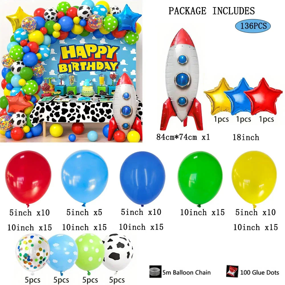"Toy Story"-like Birthday Ballon Set
