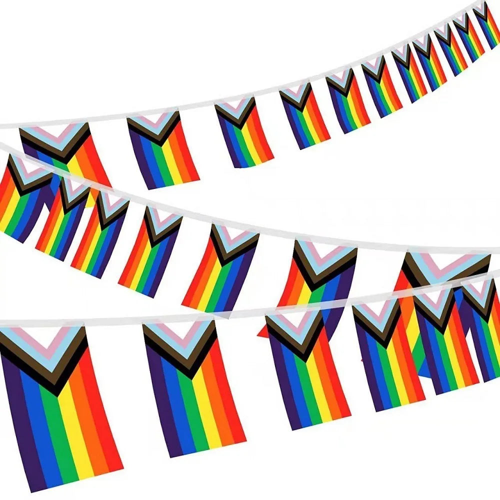 20 Pcs Gay Pride String Flag
