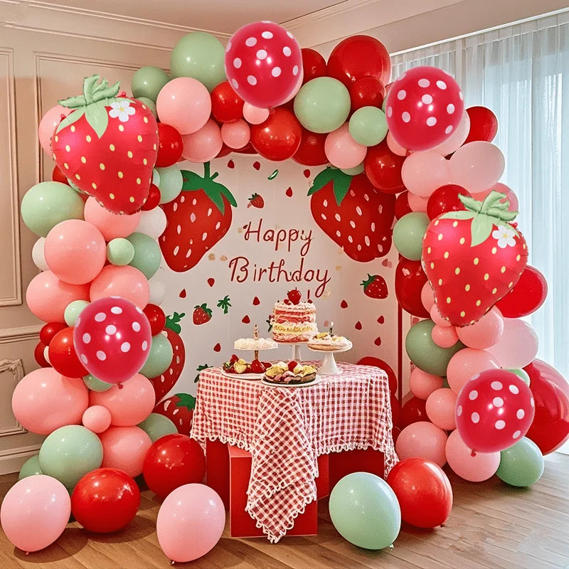 Strawberry Sweet Balloon Set